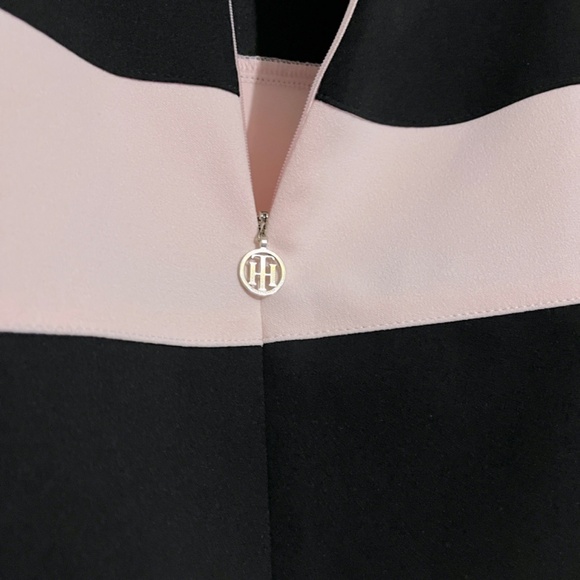 Tommy Hilfiger Colorblock Sleeveless Round Neck Scuba Sheath Dress - Picture 6 of 8